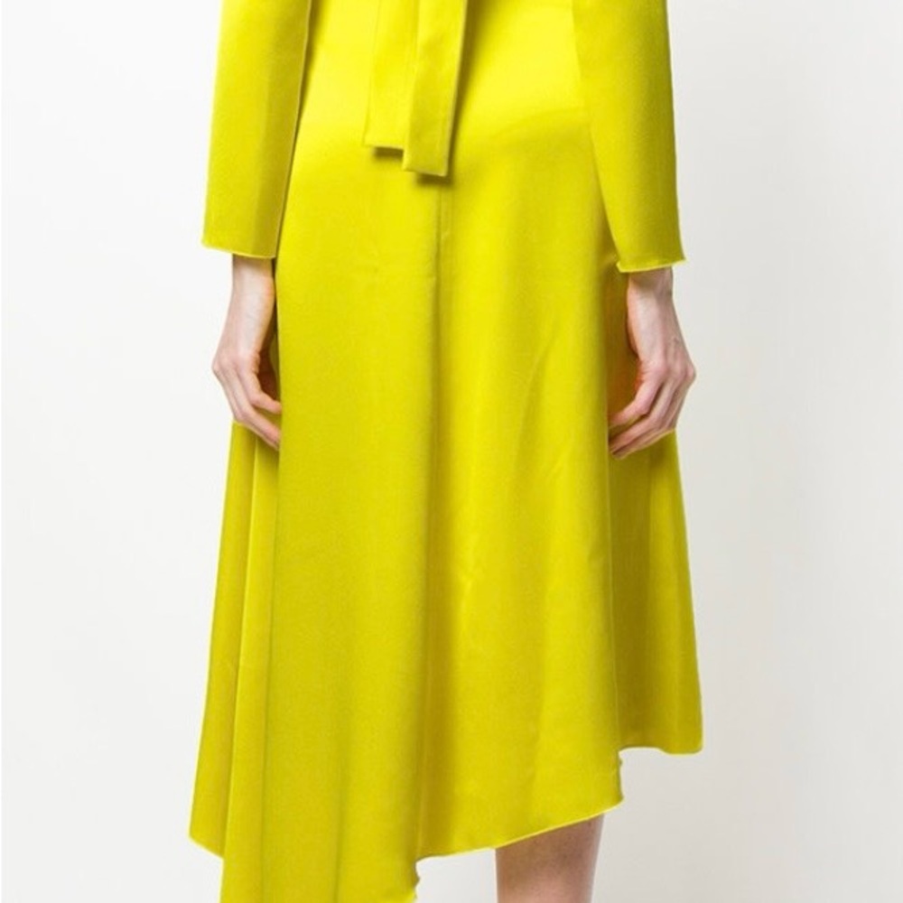 MSGM Radiant Yellow Long Sleeve Dress - Picture 3 of 10